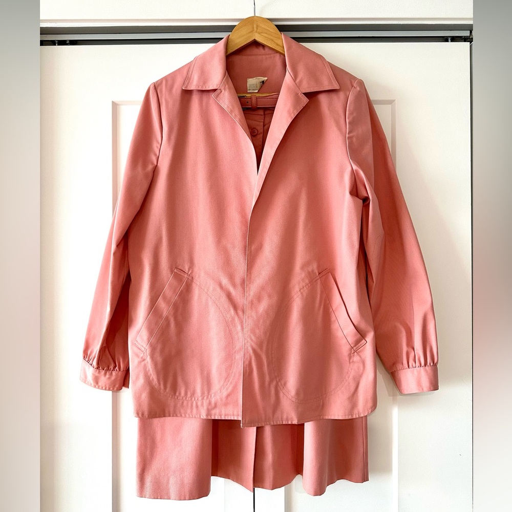 Vintage 1980s Women’s Jacket and Skirt w/Striped Belt